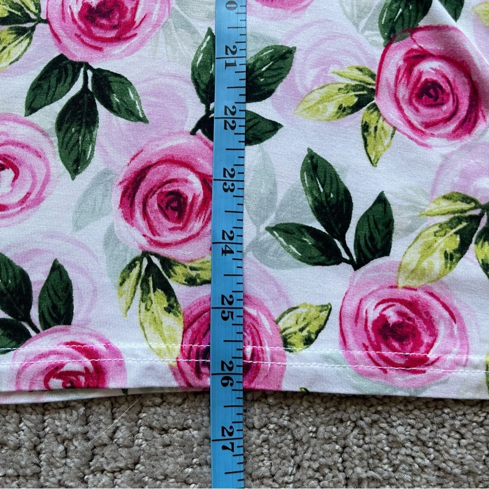 Little Sleepies Womens Pajama Set sz Small Roses Pink Breastfeeding Friendly - Picture 11 of 16